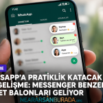 whatsapp yeni gelişme