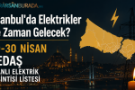 İstanbulda Elektrik Kesintisi