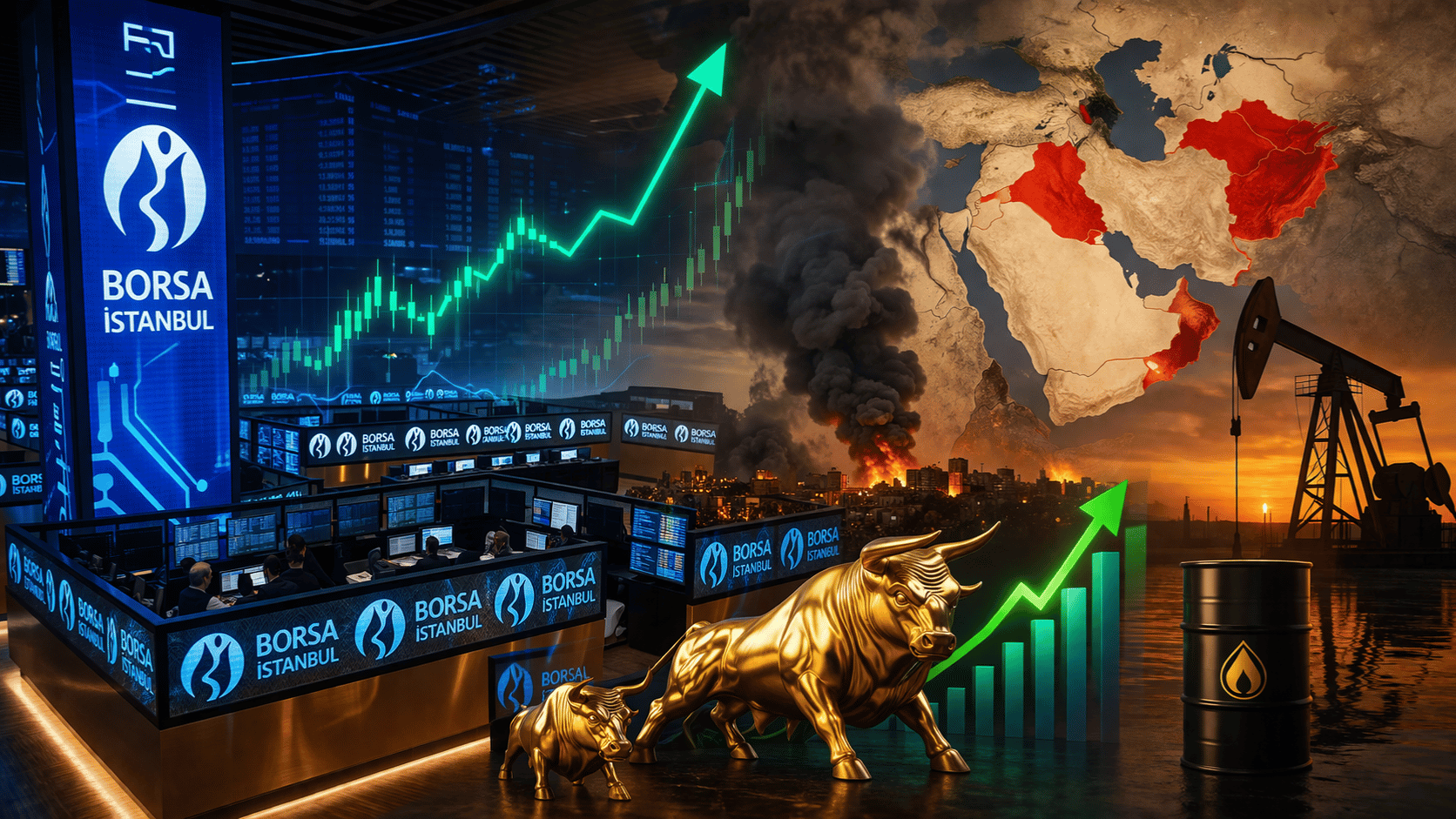 Borsa savaş etkisi ABD İran