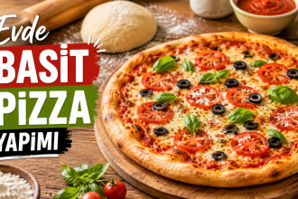 Evde Basit Pizza Tarifi Kolay ve Lezzetli Yapım