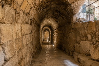 Kudüs te Gizemli Antik Tünel Bulundu