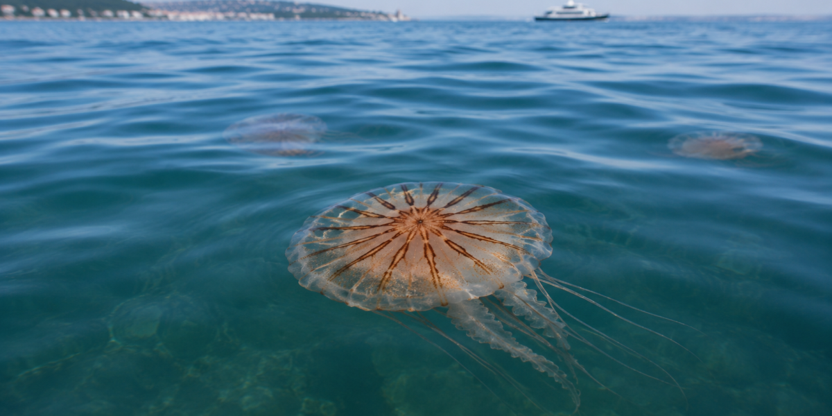 Marmara da pusula denizanası uyarısı