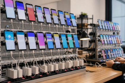 Phone farm nedir Sahte izlenme ve beğeni sistemi