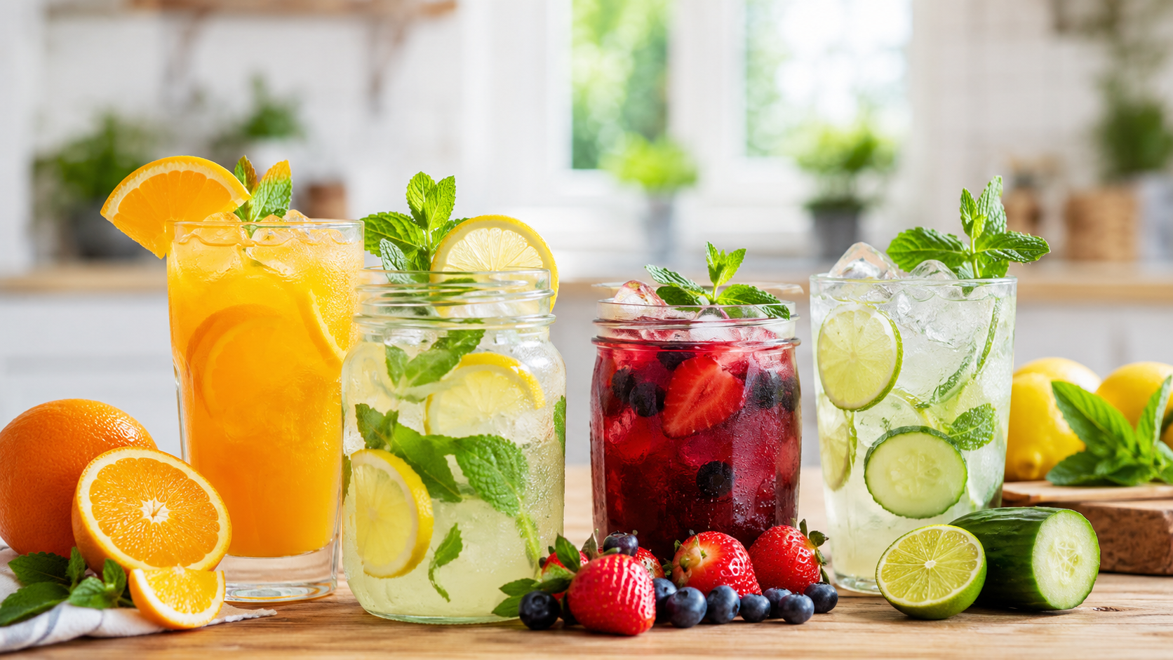 Yazın Evde Fresh İçecek Hazırlamak Çok Kolay
