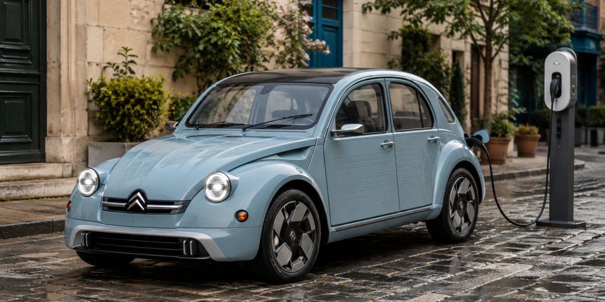 Citroen 2CV Elektrikli Olarak Geri Dönüyor