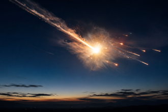 Gökyüzünde 300 ton TNT gücünde meteor patladı