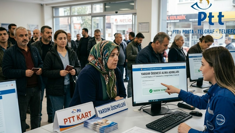 PTT yardım ödemesi nasıl alınır Sorgulama ekranı